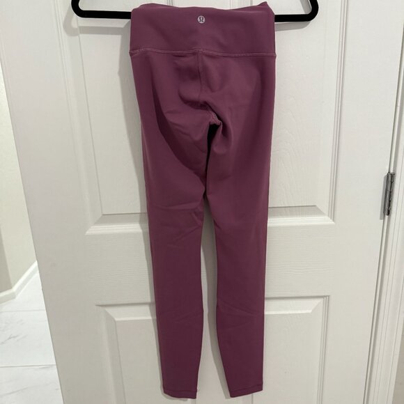 Lululemon Wunder Train High-Rise Tight 28" Vintage Plum EXCELLENT condition - Picture 1 of 9
